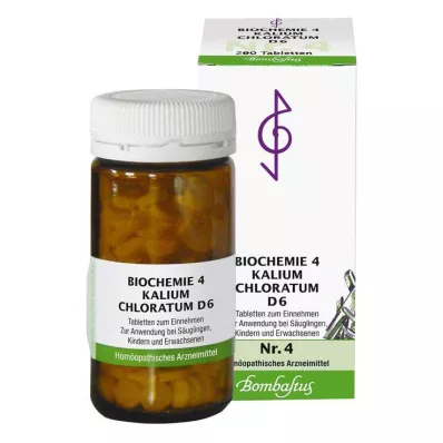 Biokemija 4 Potassium chloratum D 6 tableta, 200 kom Biokemija 4 Potassium chloratum D 6 tableta, 200 kom