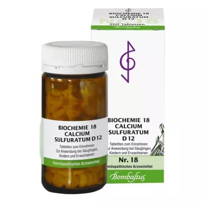 Biokemija 18 Calcium sulfuratum D 12 tableta, 200 kom