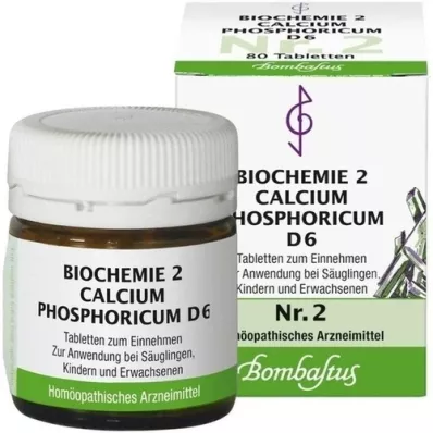 BIOCHEMIE 2 Calcium phosphoricum D 6 tableta, 80 kom