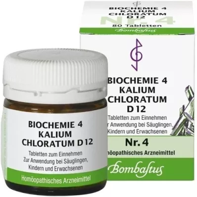 BIOCHEMIE 4 Potassium chloratum D 12 tableta, 80 kom