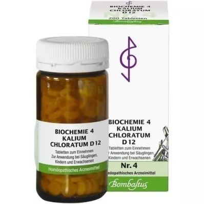 BIOCHEMIE 4 Potassium chloratum D 12 tableta, 200 kom