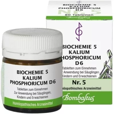 BIOCHEMIE 5 Kalium phosphoricum D 6 tableta, 80 kom