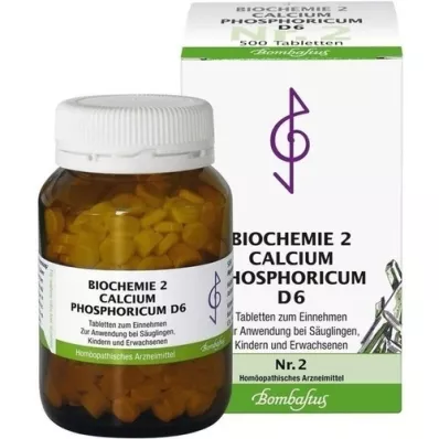 BIOCHEMIE 2 Calcium phosphoricum D 6 tableta, 500 kom