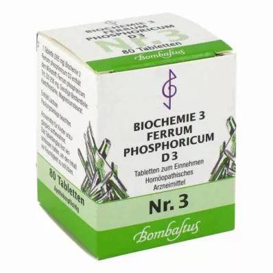 Biokemija 3 Ferrum phosphoricum D3 tablete (80 komada) Biokemija 3 Ferrum phosphoricum D3 tablete (80 komada)