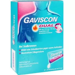 GAVISCON Dual 500mg/213mg/325mg suspenzija u vrećici, 24X10 ml