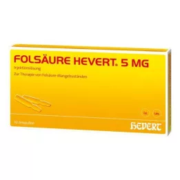 FOLSÄURE HEVERT Ampule od 5 mg, 10 kom