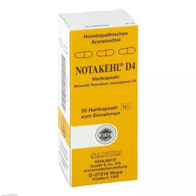 Notakehl D 4 kapsule, 20 kom