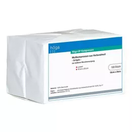 HÖGA-KOMPRESSEN OP 10x20 cm nesterilno 8-slojno, 100 kom