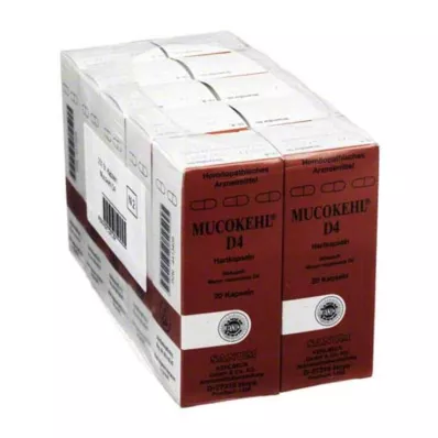 Mucokehl kapsule D 4, 10x20 kom