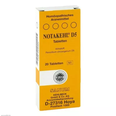 NOTAKEHL D 5 tableta, 20 kom NOTAKEHL D 5 tableta, 20 kom