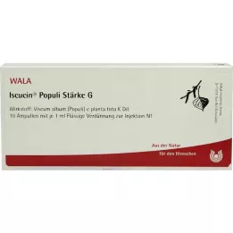 ISCUCIN populi škrob G ampule, 10x1 ml