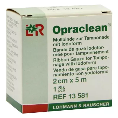 OPRACLEAN Zavoj od gaze za tampon sa Jodoformom 2 cmx5 m, 1 kom