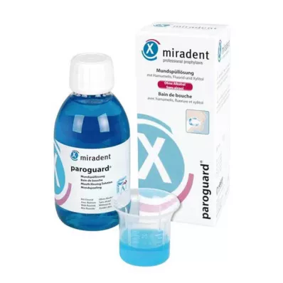 MIRADENT Otopina za ispiranje usta paroguard CHX 0,20%, 200 ml