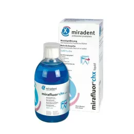 MIRADENT Otopina za ispiranje usta mirafluor CHX 0,06%, 500 ml