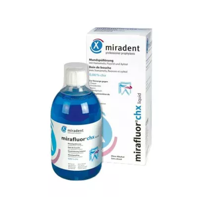 Miradent otopina za ispiranje usta mirafluor chx 0,06%, 500 ml