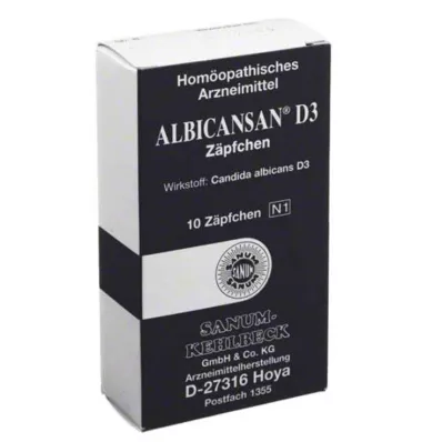 Albicansan D 3 čepića, 10 kom