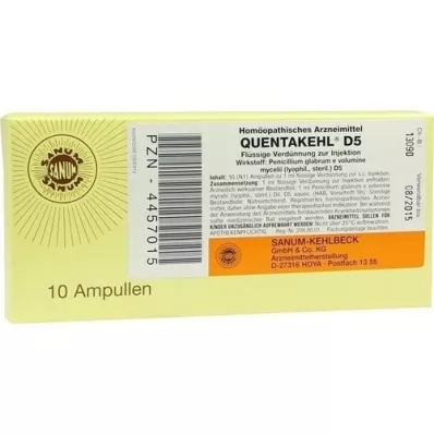 QUENTAKEHL D 5 ampula, 10X1 ml