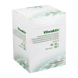 VLIWAKTIV Komponenta za usisavanje aktivnog ugljena sterilna 10x10 cm, 20 kom