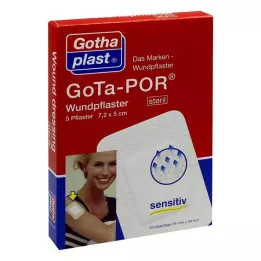GOTA-POR Flaster za rane 5x7,2 cm sterilni, 5 kom