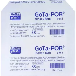 GOTA-POR Flaster za rane sterilni 80x100 mm, 1 kom