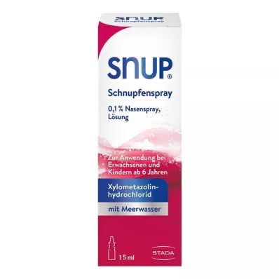 SNUP Sprej protiv prehlade 0,1% sprej za nos, 15 ml