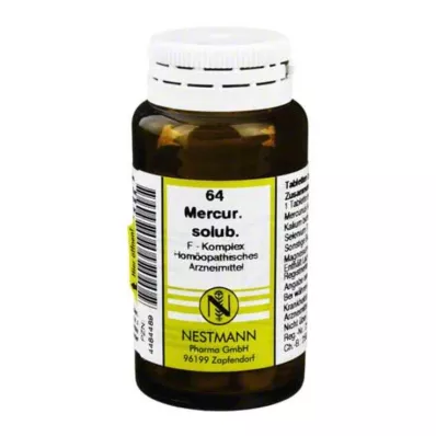 MERCURIUS SOLUBILIS F Complex No.64 tablete, 120 kom