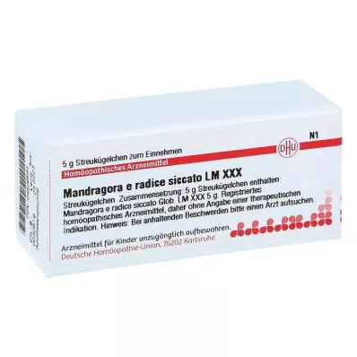 MANDRAGORA E radice siccata LM XXX Globule, 5 g