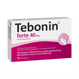 TEBONIN forte 40 mg filmom obložene tablete, 30 kom