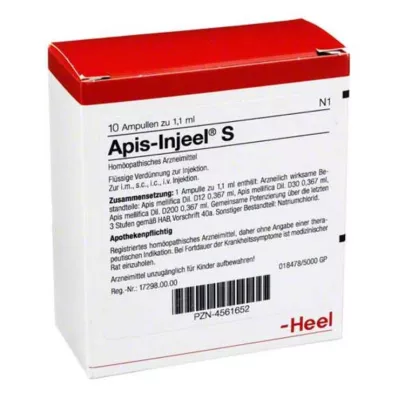 APIS INJEEL S ampule, 10 kom