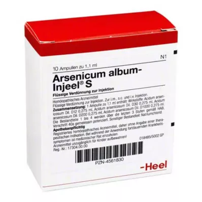 ARSENICUM ALBUM INJEEL S ampule, 10 kom
