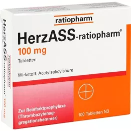 HERZASS-ratiopharm 100 mg tablete, 100 kom