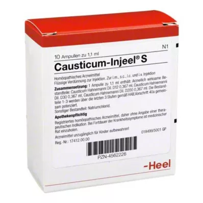 CAUSTICUM INJEEL S ampule, 10 kom CAUSTICUM INJEEL S ampule, 10 kom