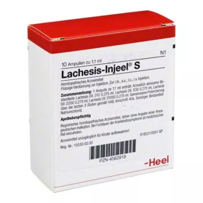 Lachesis Injeel S ampule, 10 kom Lachesis Injeel S ampule, 10 kom