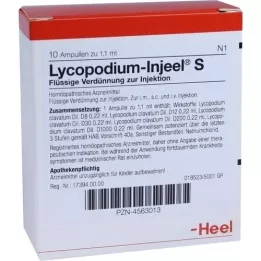 LYCOPODIUM INJEEL S ampule, 10 kom