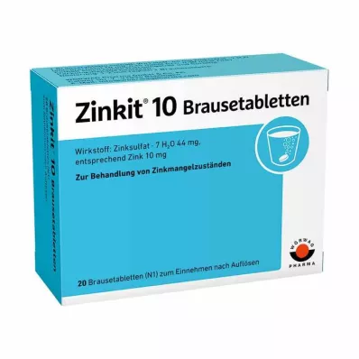 ZINKIT 10 šumećih tableta, 20 kom