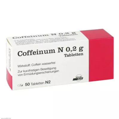 COFFEINUM N 0,2 g tablete, 50 kom