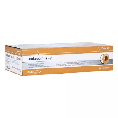 LEUKOPOR 2,5 cmx5 m, 12 kom LEUKOPOR 2,5 cmx5 m, 12 kom