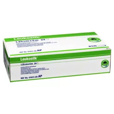 LEUKOSILK 1,25 cmx5 m, 24 kom