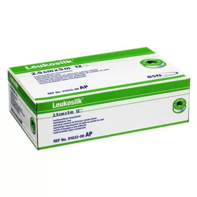 LEUKOSILK 2,5 cmx5 m, 12 kom