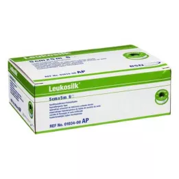 LEUKOSILK 5 cmx5 m, 6 kom