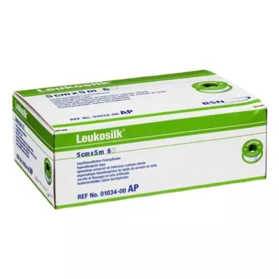 LEUKOSILK 5 cmx5 m, 6 kom
