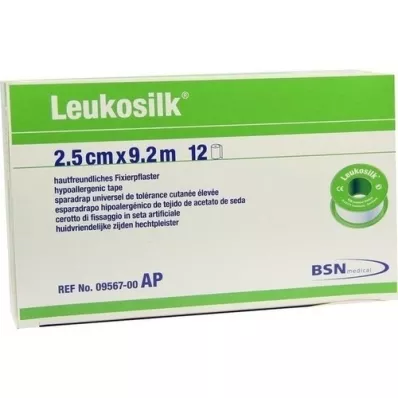 LEUKOSILK 2,5 cmx9,2 m, 12 kom