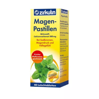 ZIRKULIN Pastile za želudac, 40 kom