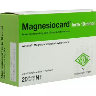 MAGNESIOCARD forte 10 mmol Plv.z.Her.e.Lsg.z.Einn., 20 kom