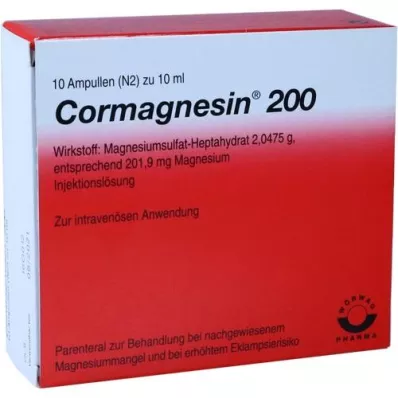 CORMAGNESIN 200 ampula, 10X10 ml