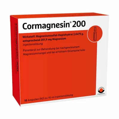 CORMAGNESIN 200 ampula, 10X10 ml
