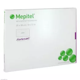 MEPITEL Silikonski mrežasti zavoj 20x30 cm sterilan, 5 kom
