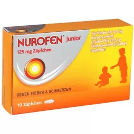 NUROFEN Junior 125 mg čepići, 10 kom