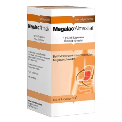 Megalac almasilat suspenzija, 250 ml Megalac almasilat suspenzija, 250 ml