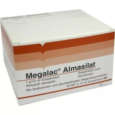 MEGALAC Almasilat suspenzija, 50X10 ml